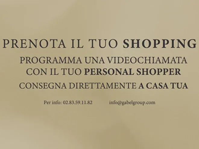 Prenota il tuo shopping con Gabel! Prenota il tuo shopping con Gabel!