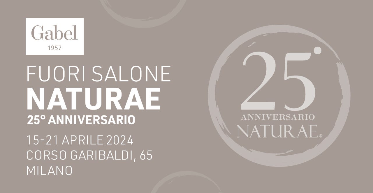 FUORI SALONE: BUON COMPLEANNO NATURAE!